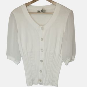Requirements White Sweater/Blouse Size Large